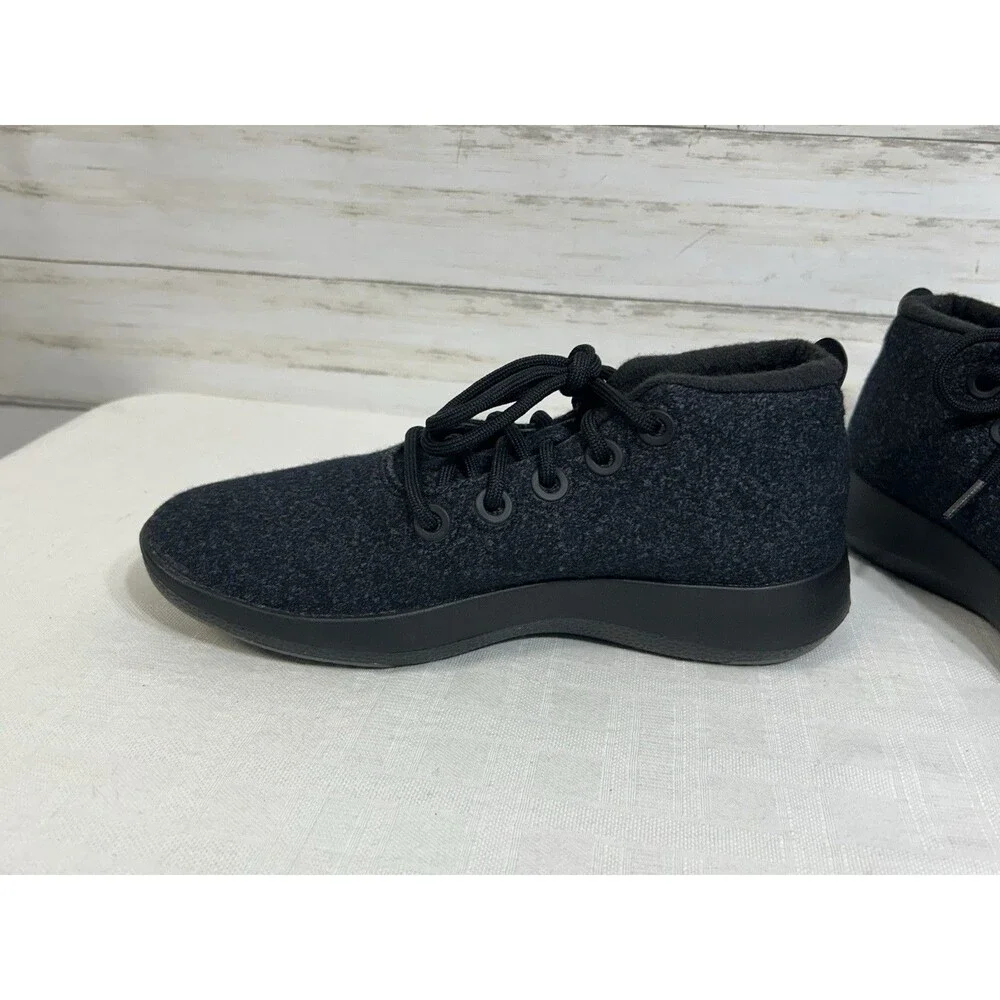 NEW! Allbirds WRUM Wool Runner Up Mizzle Dark Grey Wool Chukka Boots Men Size 9